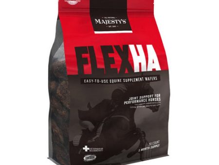 Majesty S Flex Ha Wafers Joint Supplement For Performance Horses 30 Count by Majestys Supply