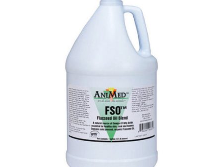 Fso Flaxseed Oil Blend Horse Supplement 1 Gallon by Animed Sale