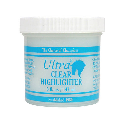 Ultra Face Highlighter for Horses - Clear, 5 fl oz 5 Oz by Ultra Fashion