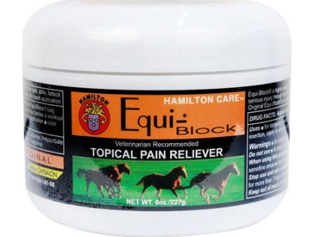 Equi-Block Topical Pain Reliever for Horses 8 Oz by Hamilton Fashion