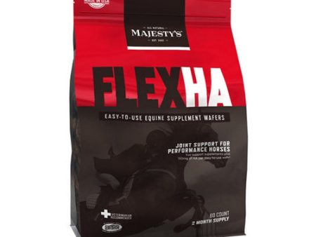 Majesty S Flex Ha Wafers Joint Supplement For Performance Horses 60 Count by Majestys Sale