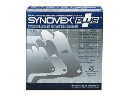 Synovex Plus Cattle Implants 10 Cartridges by Zoetis For Sale