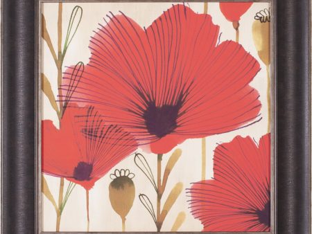 Art Effects Wild Poppies II Wall Art by Margaret Berg Online Hot Sale