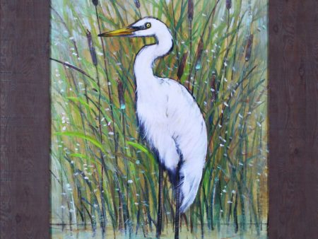 Art Effects White Egret I Wall Art by Tim O Toole Online Hot Sale