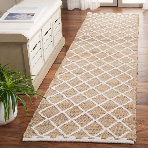 Safavieh Natural Fiber NFB278A   Ivory Area Rug on Sale