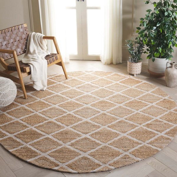 Safavieh Natural Fiber NFB657A   Ivory Area Rug on Sale