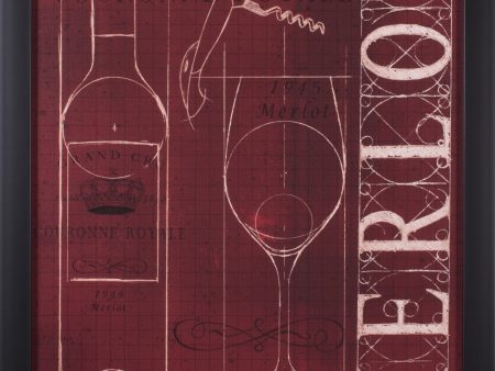 Art Effects Wine Blueprint II Wall Art by Marco Fabiano Fashion