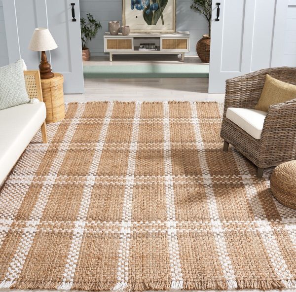 Safavieh Natural Fiber NF841A   Bleach Area Rug For Cheap