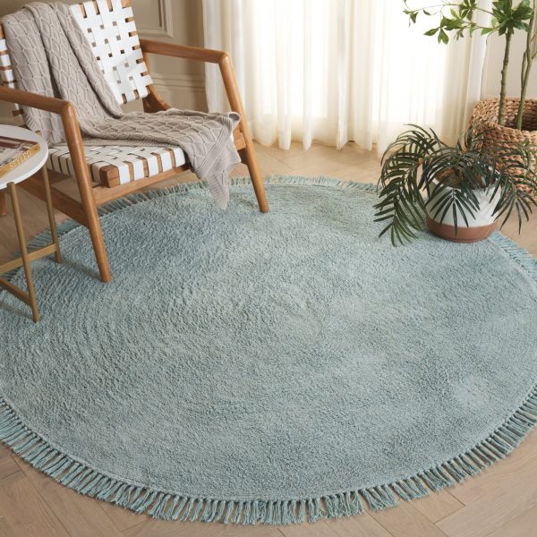 Safavieh Easy Care ECR221K Turquoise Machine Washable Area Rug Cheap