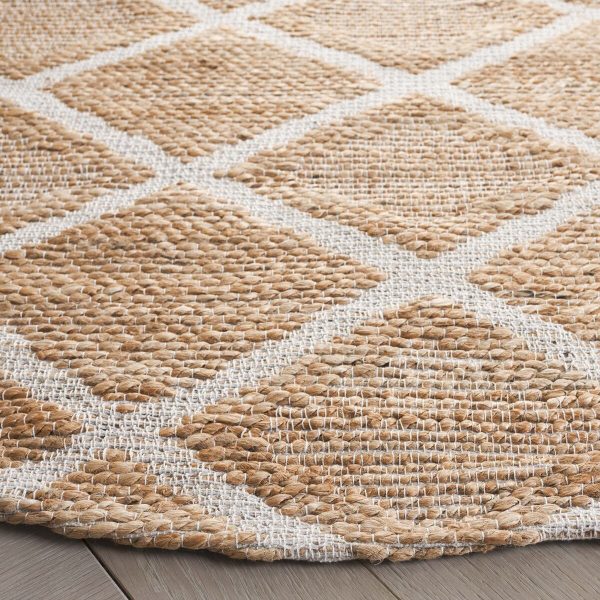 Safavieh Natural Fiber NFB657A   Ivory Area Rug on Sale