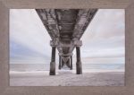 Art Effects Beneath The Outer Banks Beach Pier Wall Art by Lori Deiter For Sale