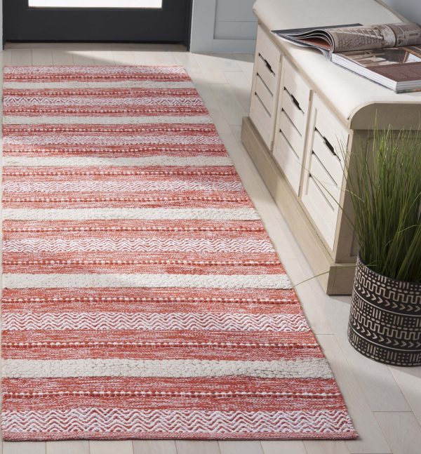 Safavieh Montauk MTK976P Orange   Ivory Area Rug Online