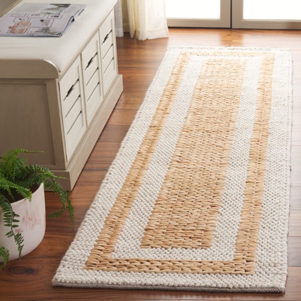 Safavieh Natura NAT723A Natural   Ivory Area Rug For Discount