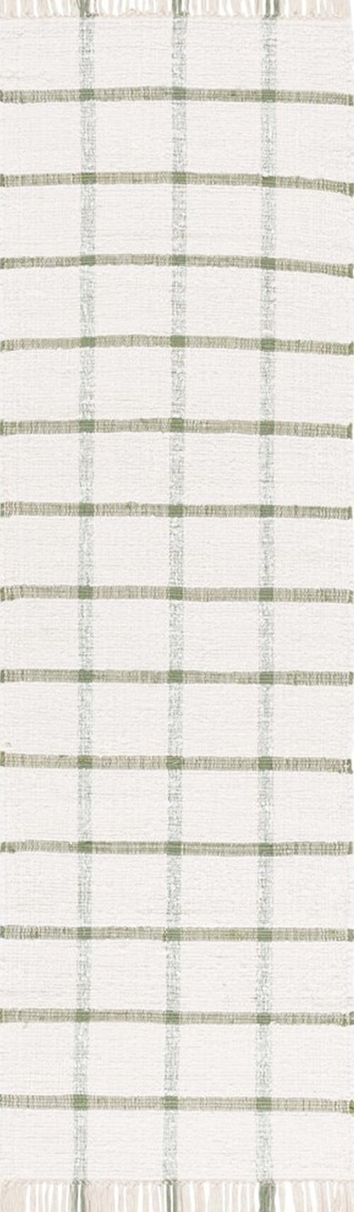 Safavieh Montauk MTK322Y Ivory   Green Area Rug For Sale