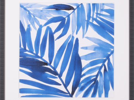 Art Effects Blue Palm Design I Wall Art by Lanie Loreth For Cheap