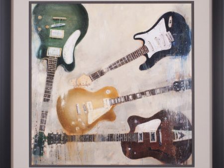 Art Effects Guitars II Wall Art by Joseph Cates Supply