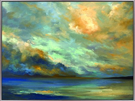 Art Effects April Coastal Clouds Wall Art by Sheila Finch Sale