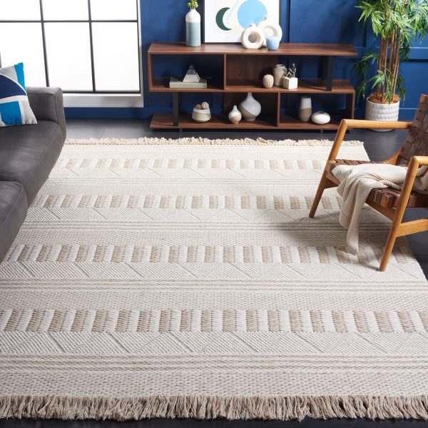 Safavieh Natura NAT207E Ivory   Taupe Area Rug Online Sale