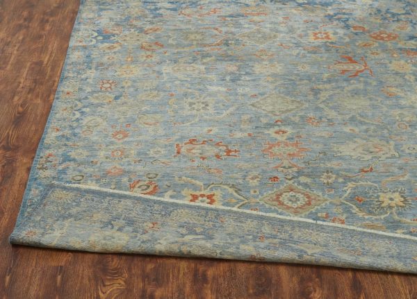 Ancient Boundaries Agerola AGE-1284 Blue Area Rug Online now