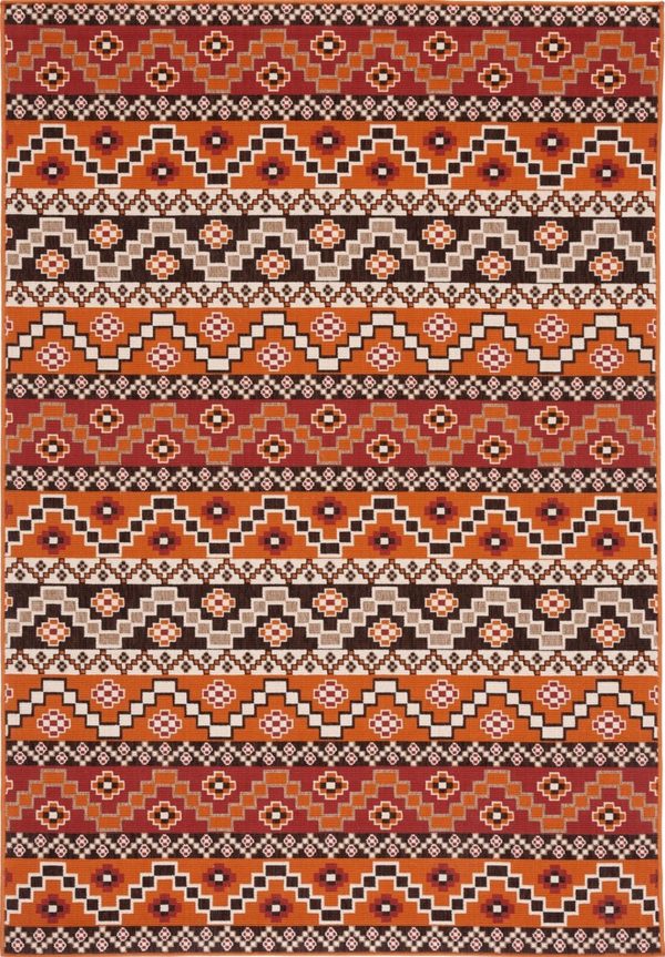 Safavieh Veranda VER095-0334 Rust   Red Area Rug Hot on Sale