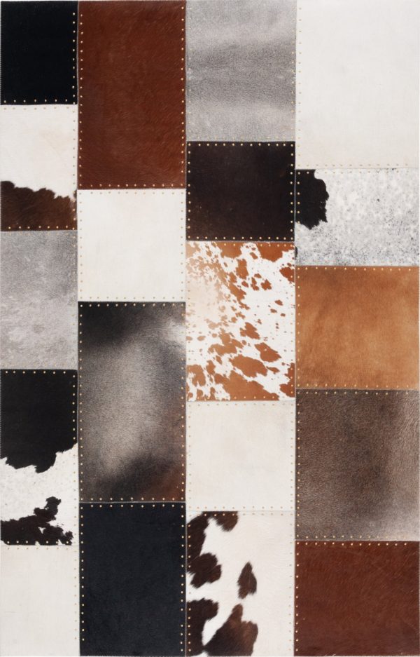 Safavieh Studio Leather STL823T Brown   Ivory Area Rug Online Sale