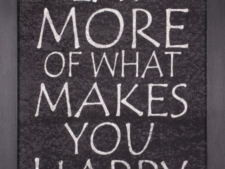 Art Effects Eat More of What Makes You Happy Wall Art by Jaxn Blvd on Sale