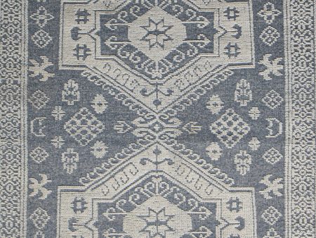 Bashian Telluride T144-TEL501 Denim Area Rug For Sale