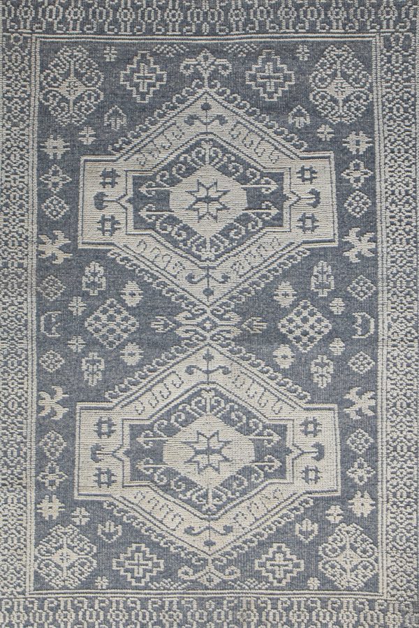 Bashian Telluride T144-TEL501 Denim Area Rug For Sale