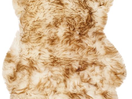 Safavieh Sheep Skin SHS121 Off White   Coco Brown Area Rug For Cheap