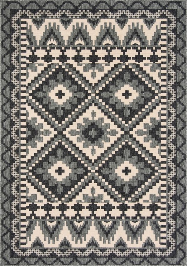 Safavieh Veranda VER096-3435 Grey   Beige Area Rug Hot on Sale