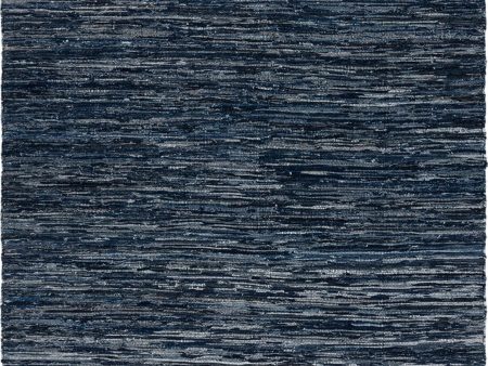 Safavieh Rag Rug RAR301N Navy   Black Area Supply