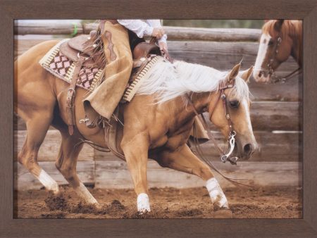 Art Effects Cutting Horses Wall Art by Lisa Dearing Online