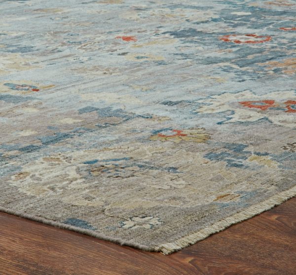 Ancient Boundaries Agerola AGE-1287 Blue Area Rug Online now