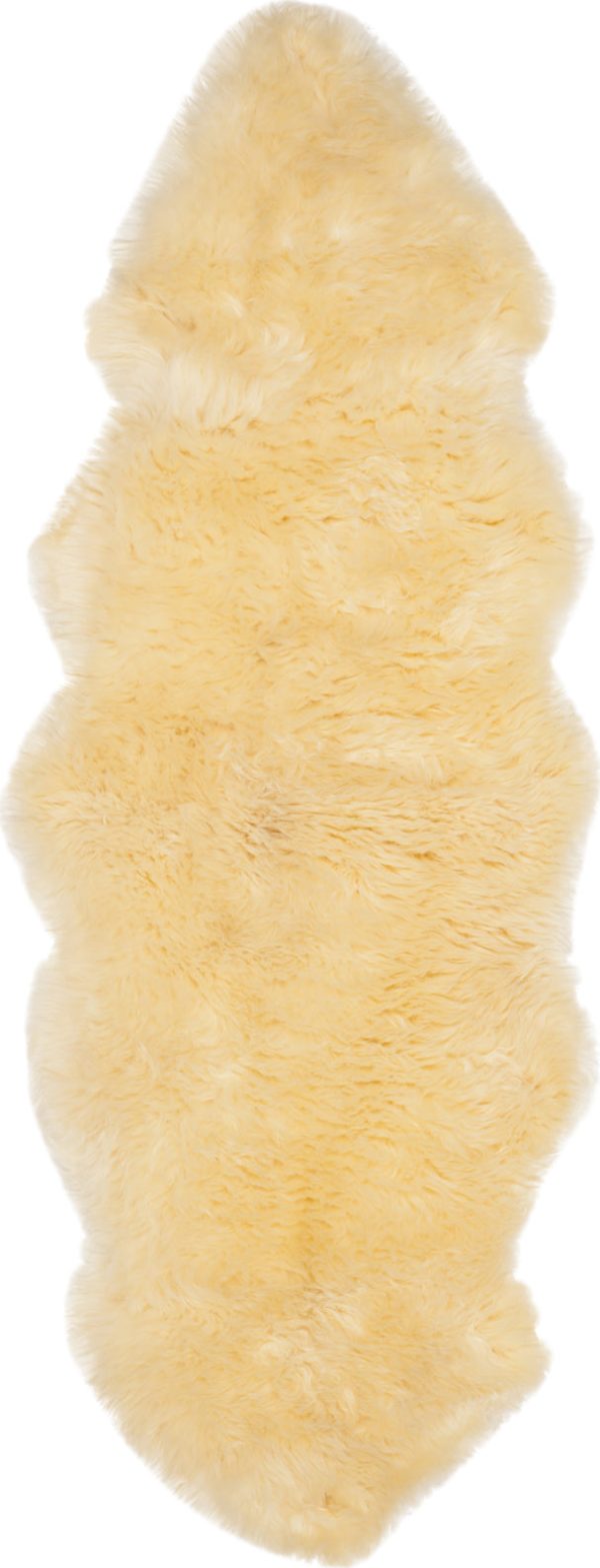 Safavieh Sheep Skin SHS121 Champagne Area Rug Hot on Sale