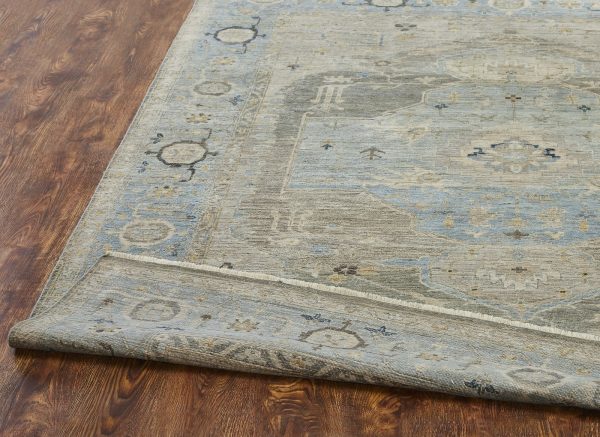 Ancient Boundaries Agerola AGE-1280 Blue Area Rug Hot on Sale