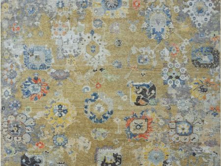 Ancient Boundaries Ceallach CEA-936 Yellow Area Rug For Sale