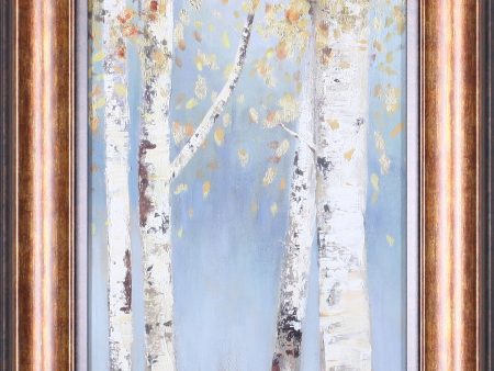 Art Effects Butterscotch Birch Trees I Wall Art by Allison Pearce Online