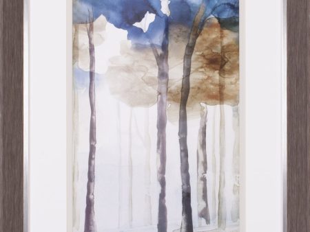 Art Effects In The Blue Forest III Wall Art by Eva Watts Online