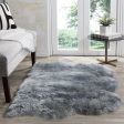 Safavieh Sheep Skin SHS121 Steel Blue Area Rug Online Sale