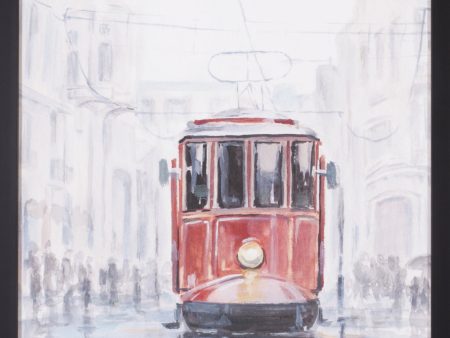 Art Effects Watercolor Streetcar Study I Wall Art by Ethan Harper For Sale