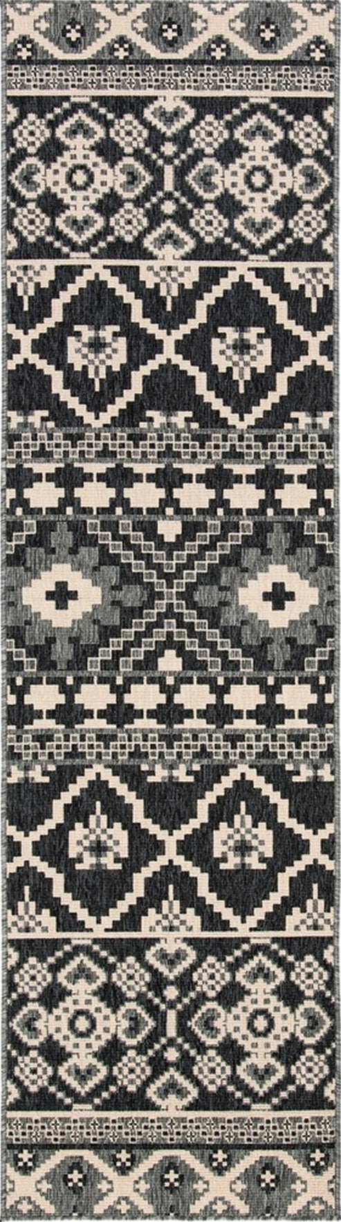 Safavieh Veranda VER097-3435 Grey   Beige Area Rug Online Hot Sale