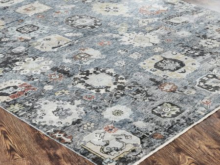 Ancient Boundaries Ceallach CEA-935 Blue Area Rug Online now