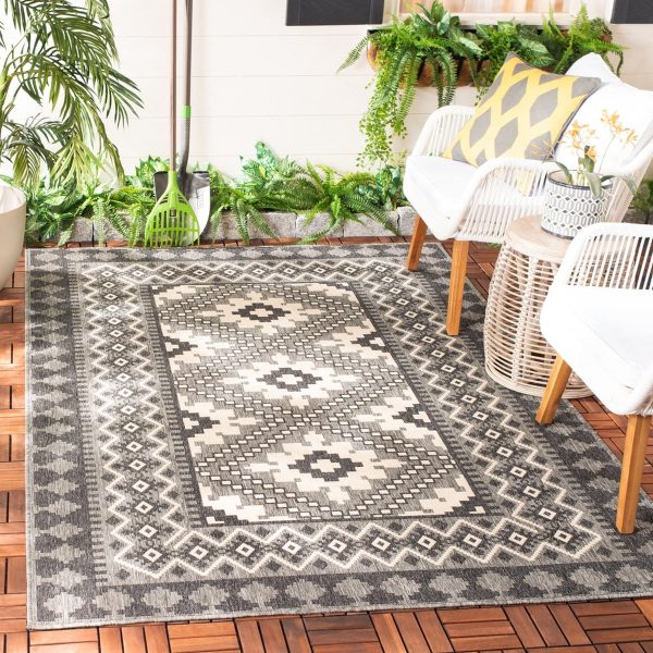 Safavieh Veranda VER099-3435 Ivory   Charcoal Area Rug Online