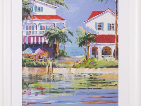 Art Effects Beach Resort II Wall Art by Jane Slivka For Sale