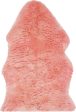 Safavieh Sheep Skin SHS121 Solid Pink Area Rug Supply