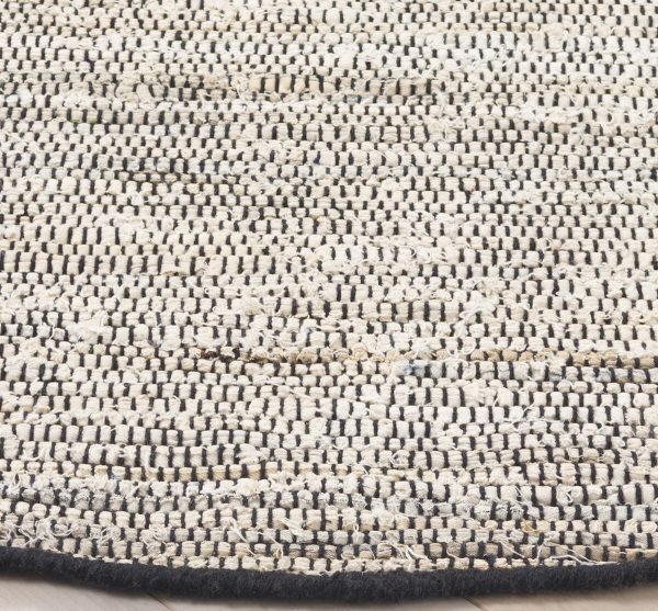 Safavieh Rag Rug RAR301A Ivory   Black Area Online