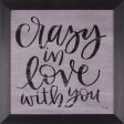 Art Effects Crazy In Love With You Wall Art by Jaxn Blvd Online now