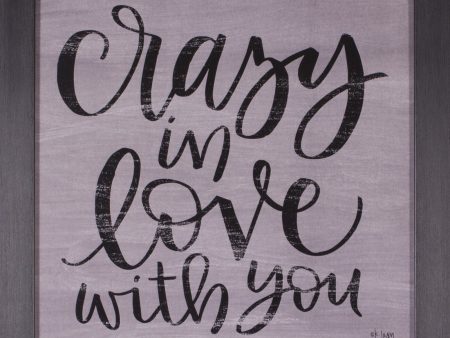 Art Effects Crazy In Love With You Wall Art by Jaxn Blvd Online now