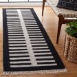 Safavieh Striped Kilim STK806B Beige   Black Area Rug Online