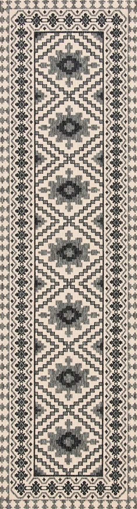 Safavieh Veranda VER099-3413 Ivory   Slate Area Rug Online Hot Sale